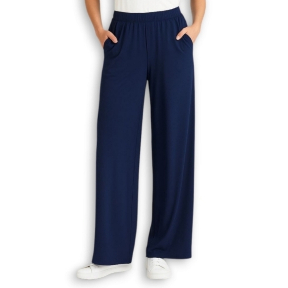 STYLUS Women's High Rise Wide Leg Flowy Pants